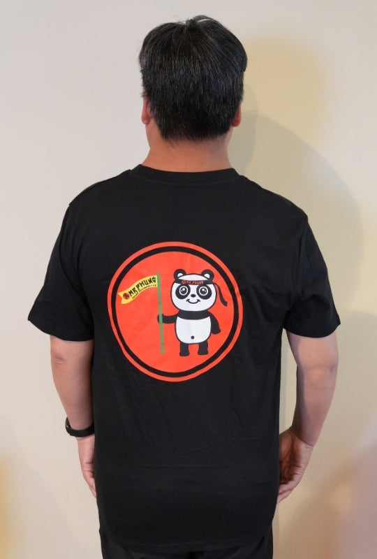 Original Mr. Phung T-Shirt – Schwarz mit Panda (Backprint)