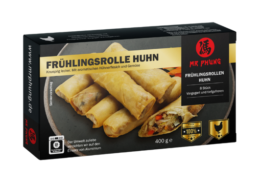 Frühlingsrolle mit Huhn